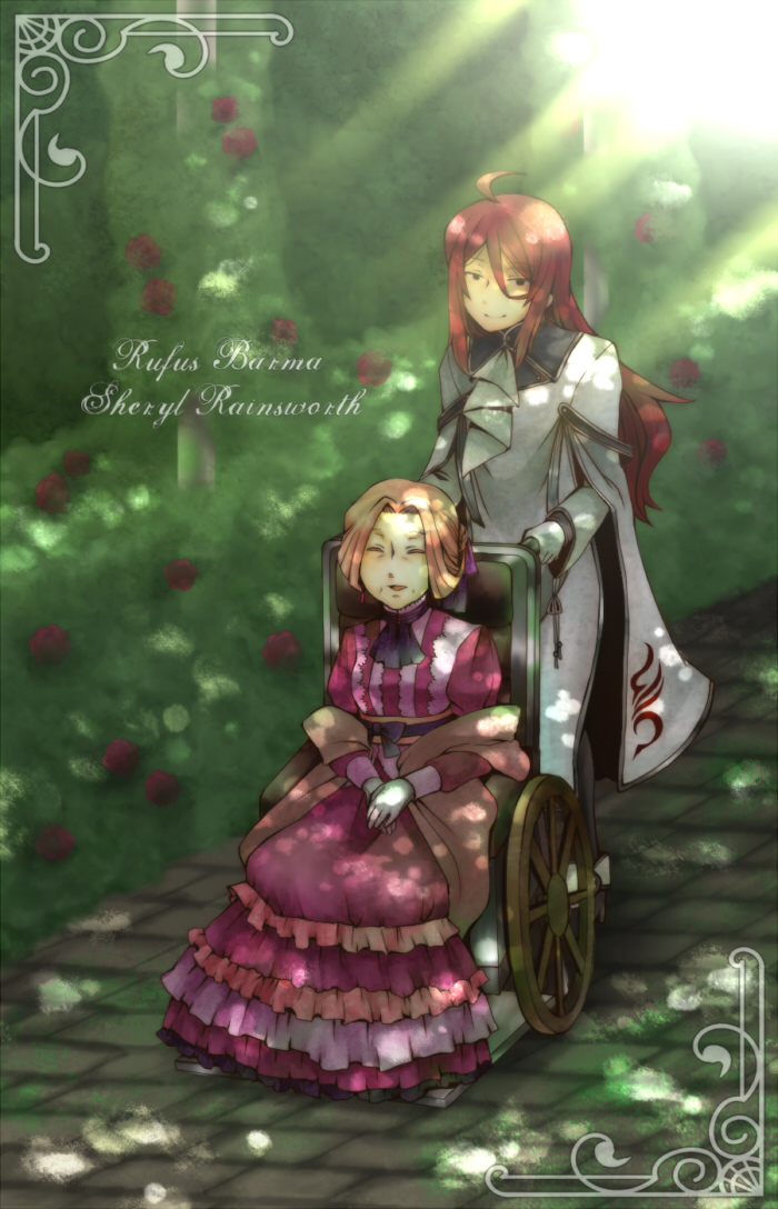 rufus barma and sheryl rainsworth (pandora hearts) drawn by brooklet