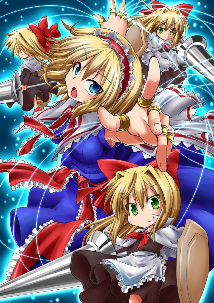 alice margatroid and shanghai doll (touhou) drawn by kokutou_nikke