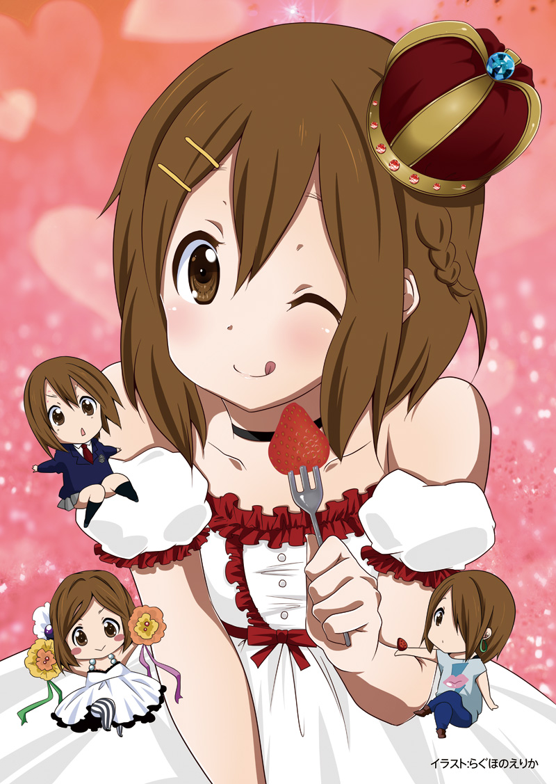 hirasawa yui (k-on!) drawn by ragho_no_erika