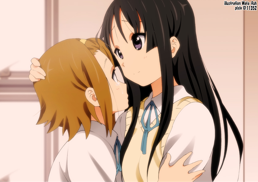akiyama mio and tainaka ritsu (k-on!) drawn by yamasaki_wataru