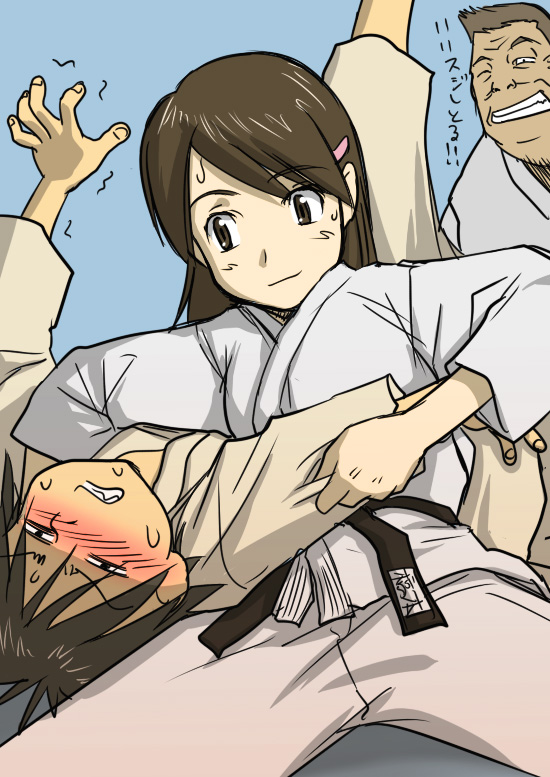 hashimoto fumie and sawaguchi daichi (dennou coil) drawn by sakaki_imasato