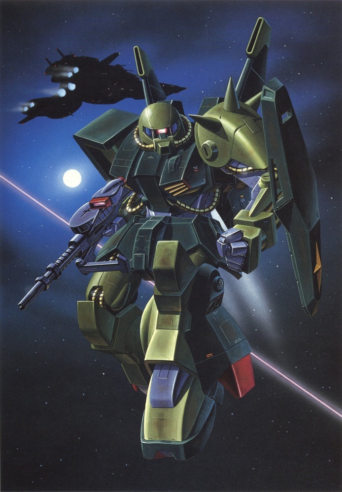 hizack (gundam and 1 more) drawn by ishibashi_ken'ichi