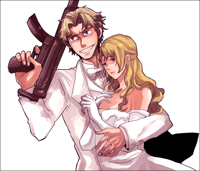 ladd russo and lua klein (baccano!) drawn by sudachips