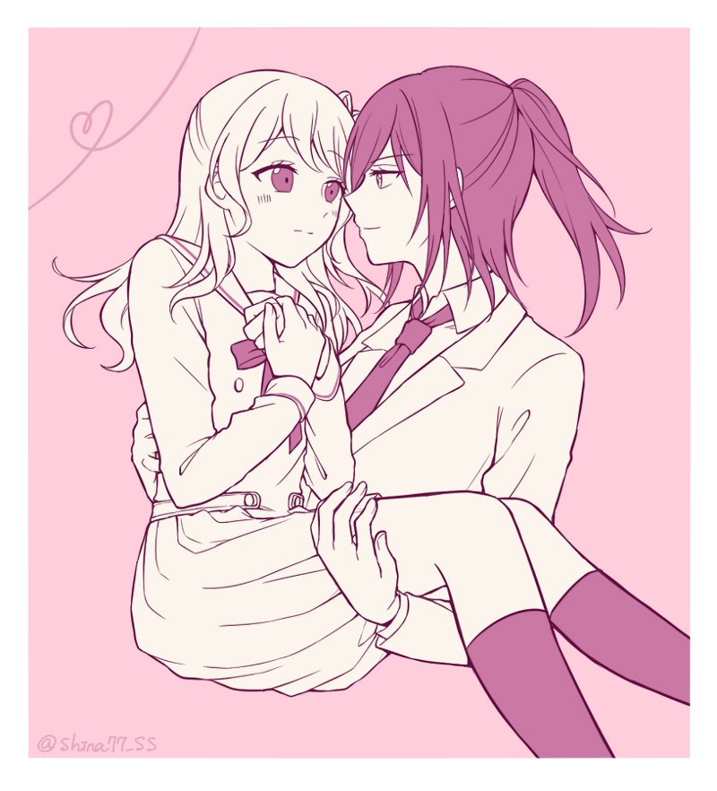 matsubara kanon and seta kaoru (bang dream!) drawn by shinamonneko