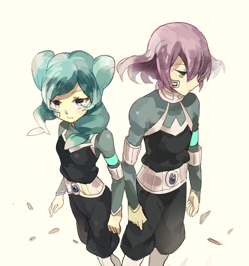 beta and alpha (inazuma eleven and 2 more) drawn by shussui_nashi