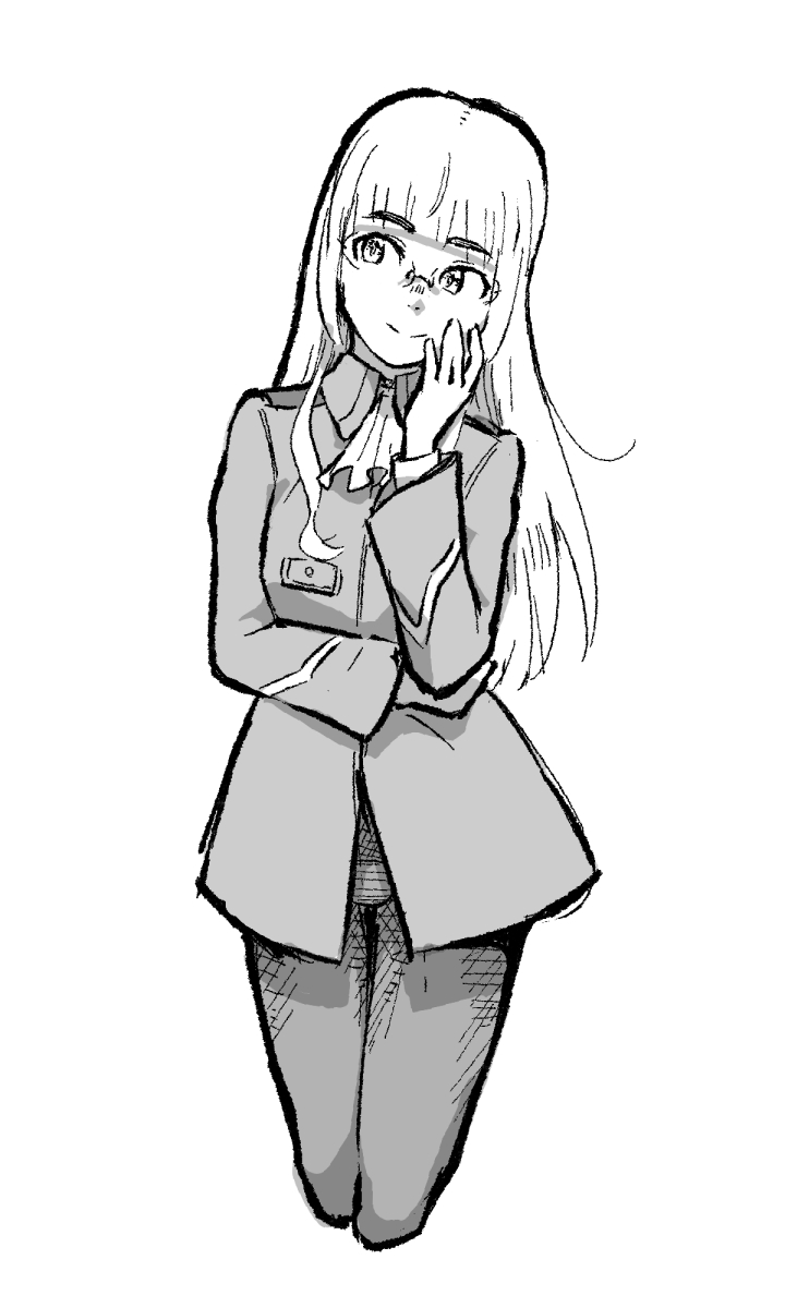 perrine h. clostermann (world witches series and 1 more) drawn by shiri_chin