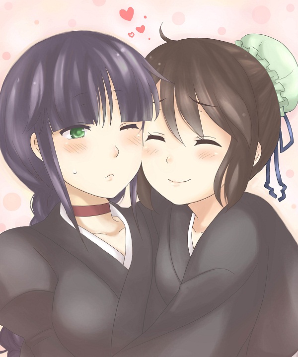 kurotsuchi nemu and hinamori momo (bleach) drawn by lilysisters