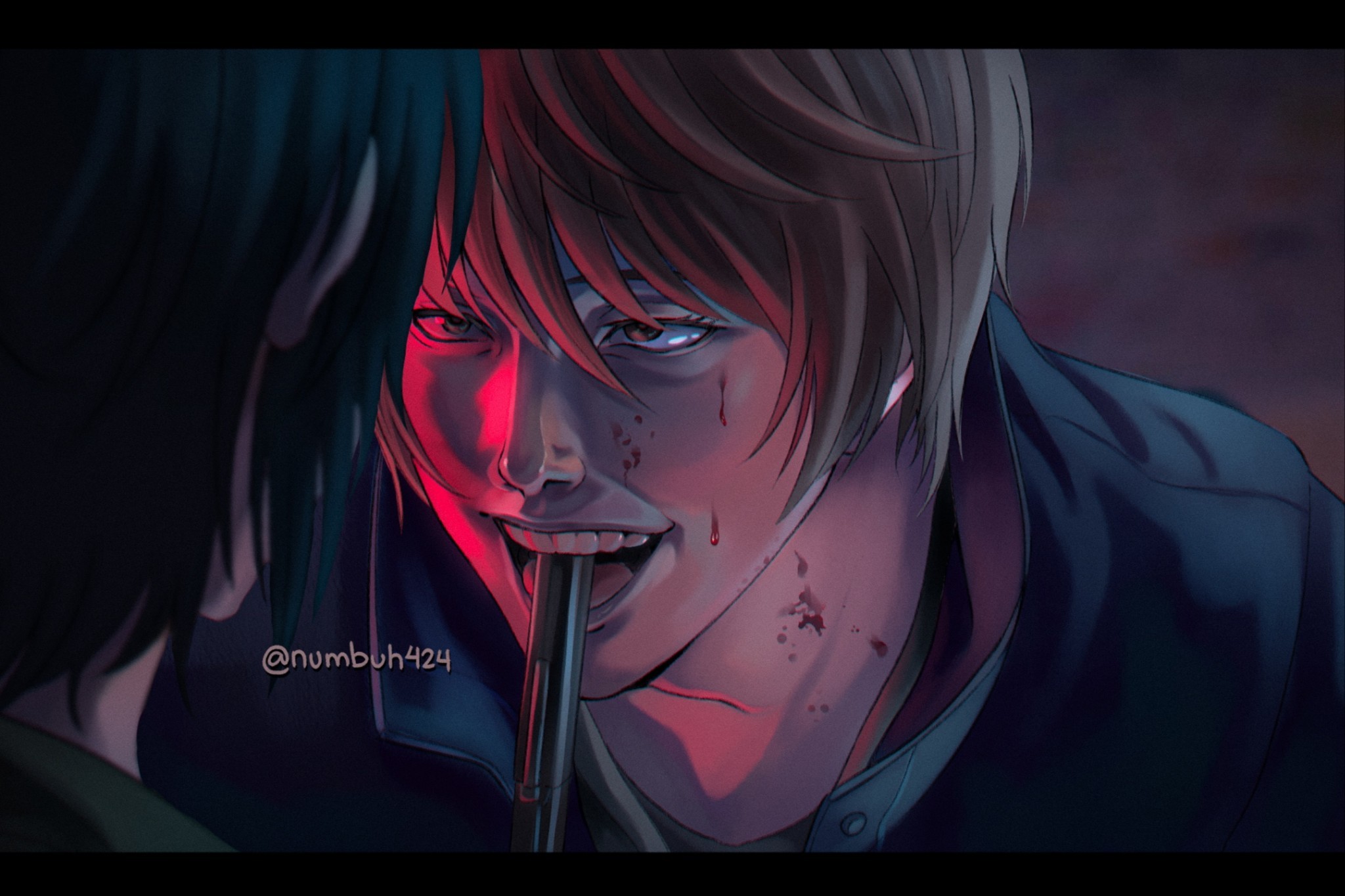 yagami light and l (death note and 2 more) drawn by numbuh424 | Danbooru