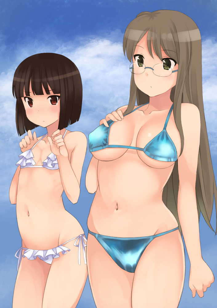fukube tamaki and oribe shiori (gendai ninjakko zukan and 1 more) drawn by kouno_hikaru