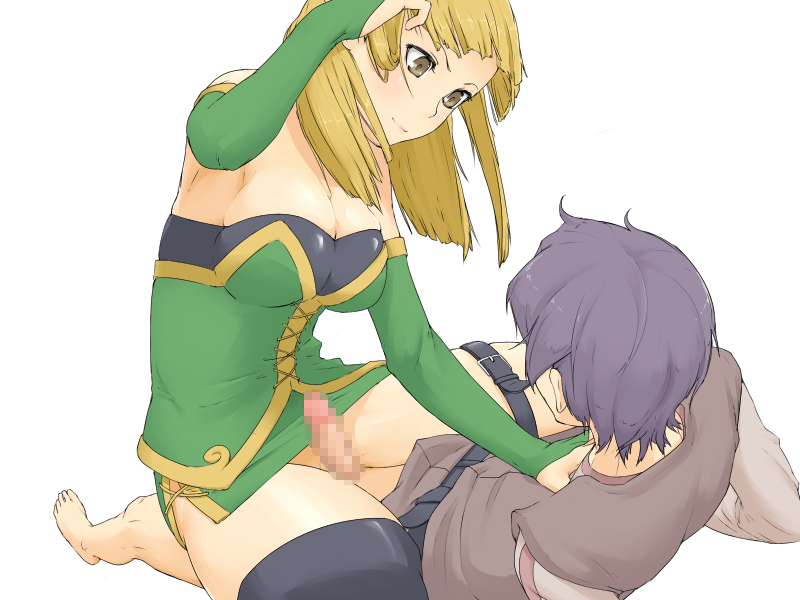 luka and claudia (mon-musu quest!) drawn by ishinoyari