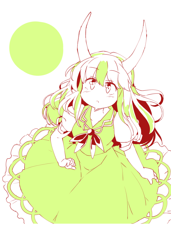 kamishirasawa keine and ex-keine (touhou) drawn by ini_(inunabe00)