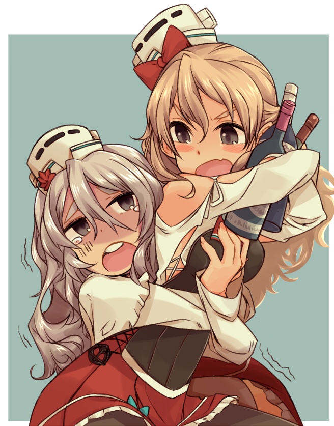 pola and zara (kantai collection) drawn by suo_(sndrta2n)