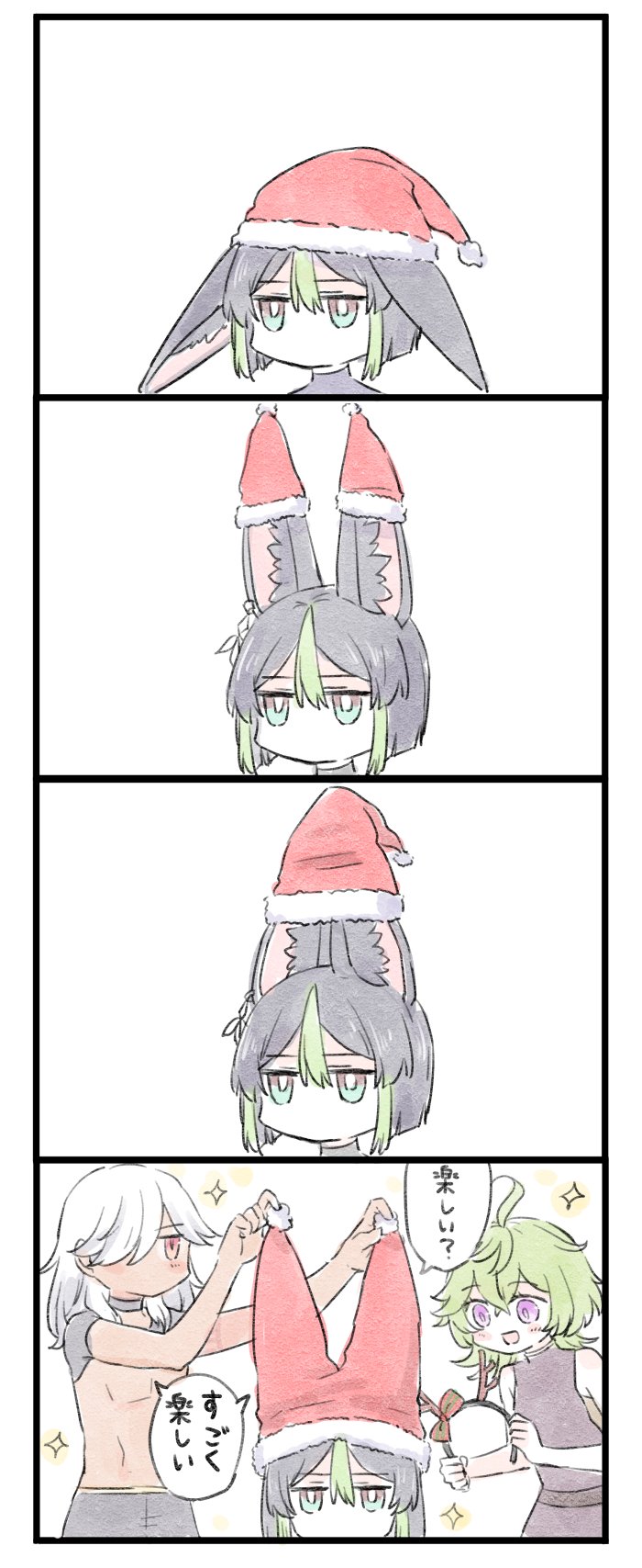tighnari, cyno, and collei (genshin impact) drawn by himeko_(nico6v6pachi)