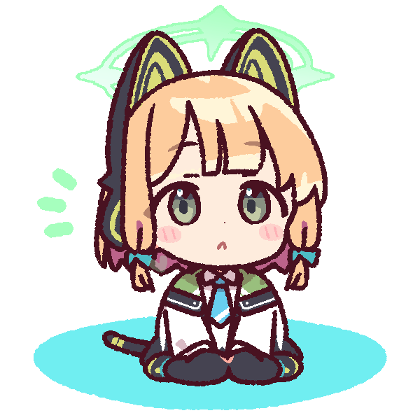 midori (blue archive) drawn by yoru_nai