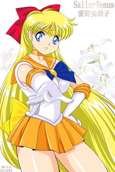 aino minako and sailor venus (bishoujo senshi sailor moon) drawn by pirochi