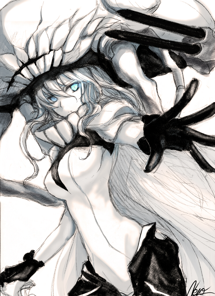 wo-class aircraft carrier (kantai collection) drawn by kuronuko_neero