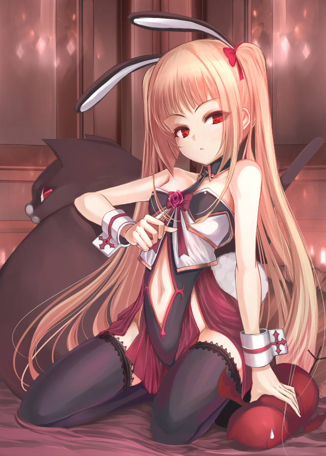 rachel alucard, gii, and nago (blazblue) drawn by shiokonbu