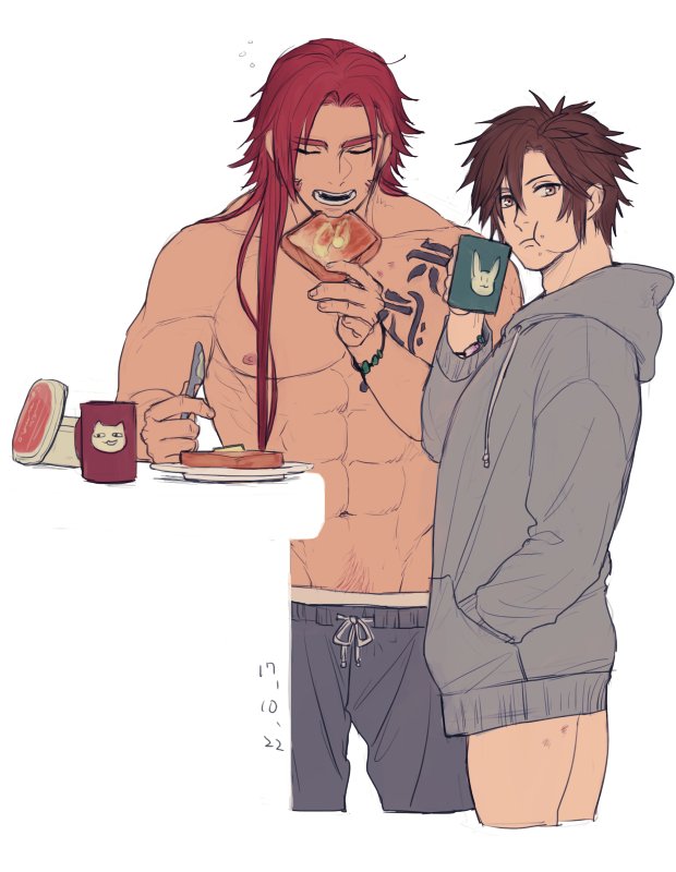 tonbokiri and otegine (touken ranbu) drawn by yuzuki_(hmr813k)