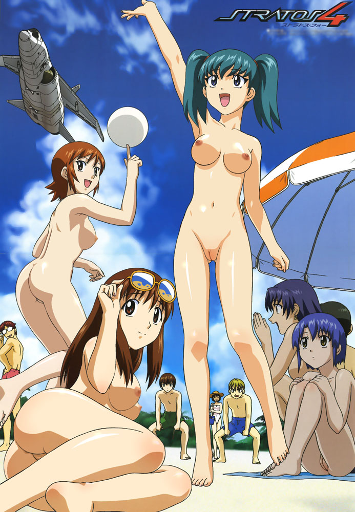 honjou mikaze, doi shizuha, kikuhara karin, nakamura ayamo, and kisaragi sayaka (stratos 4)