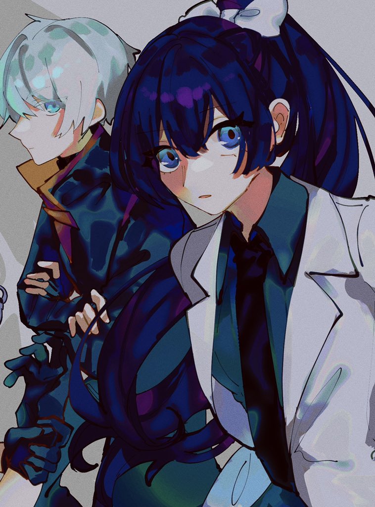 kevin kaslana and mei (honkai and 1 more) drawn by tsuzuki908