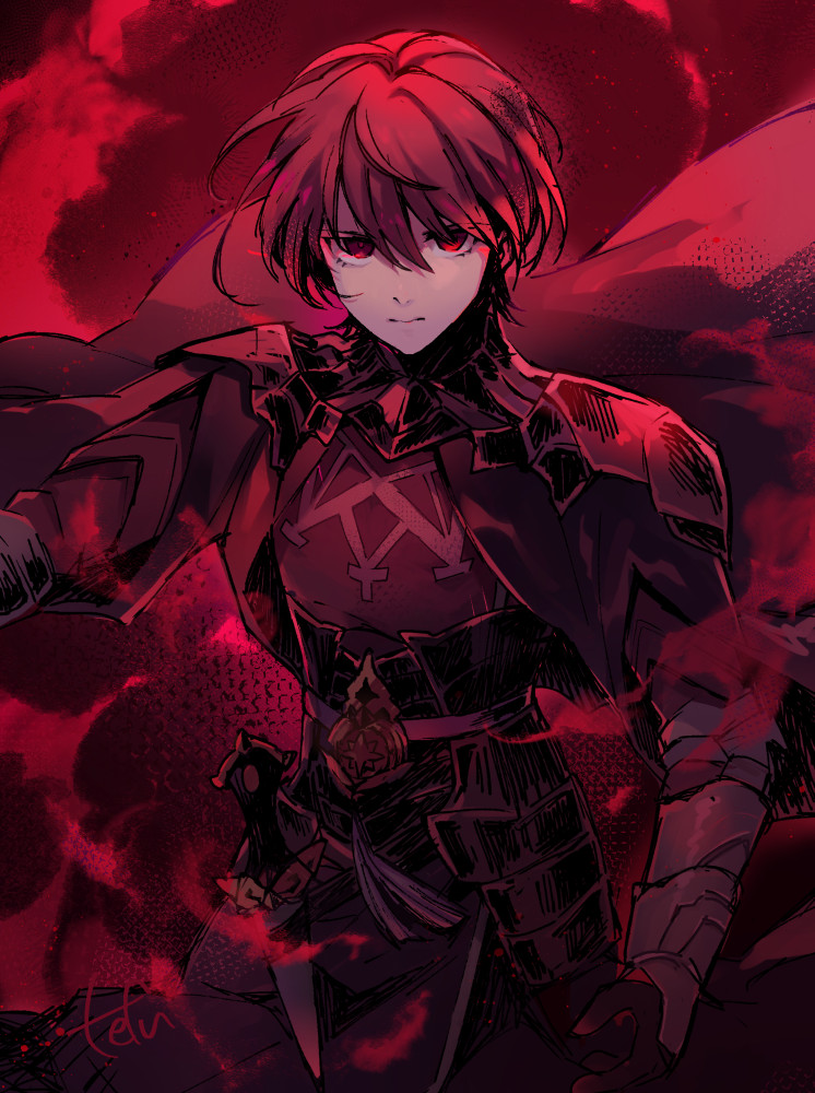 male byleth (fire emblem and 2 more) drawn by tefutene