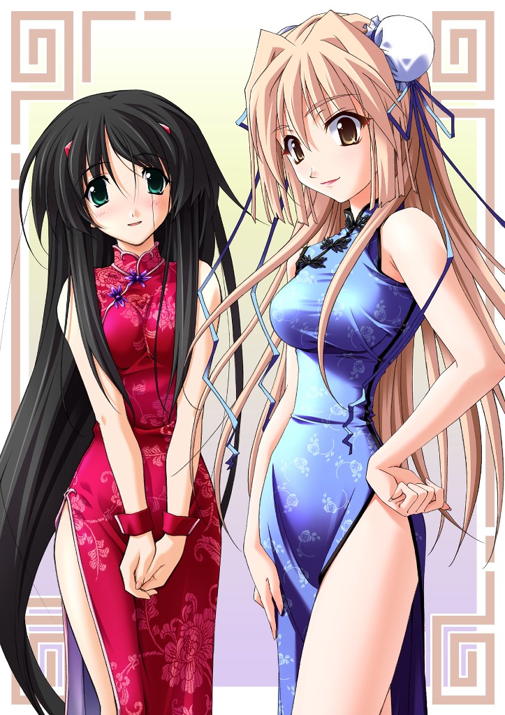 misasagi inori and hanamatsuri karin (memories off and 1 more) drawn by nishimata_aoi