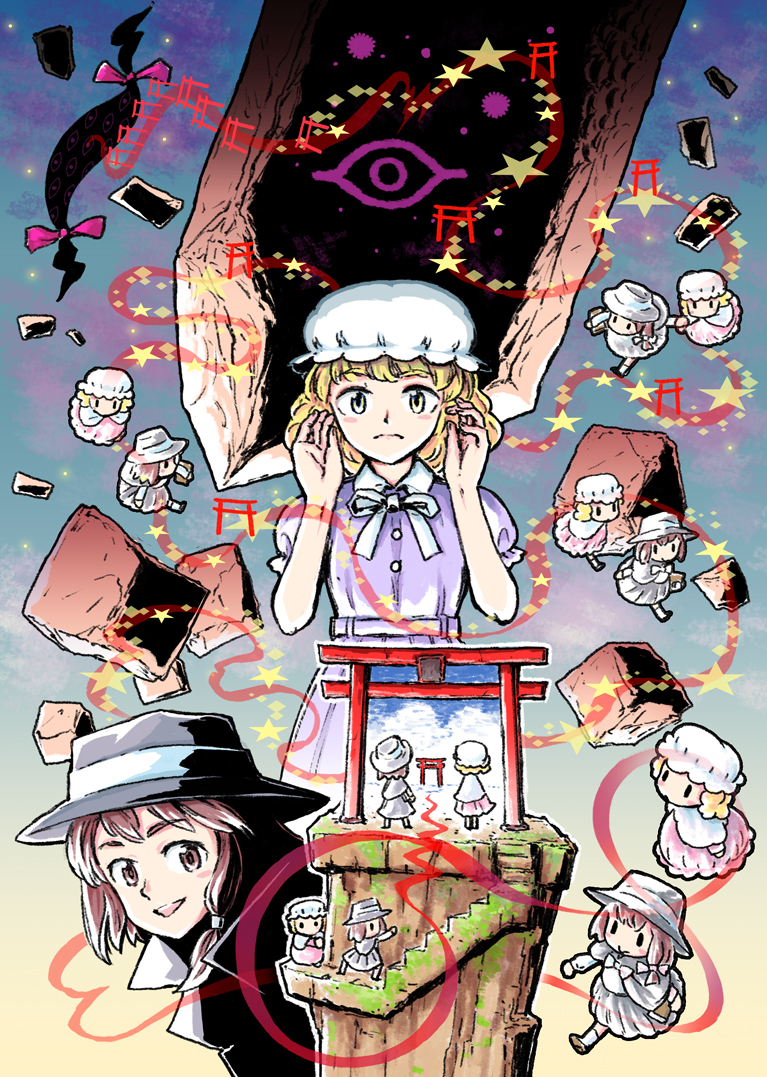 usami renko and maribel hearn (touhou) drawn by cbn-56