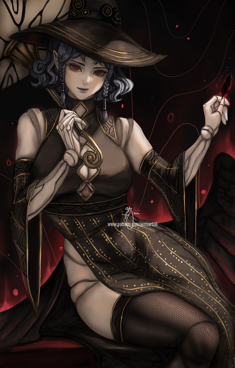 agrat bat mahlat (shin megami tensei and 2 more) drawn by wei_(promise_0820)