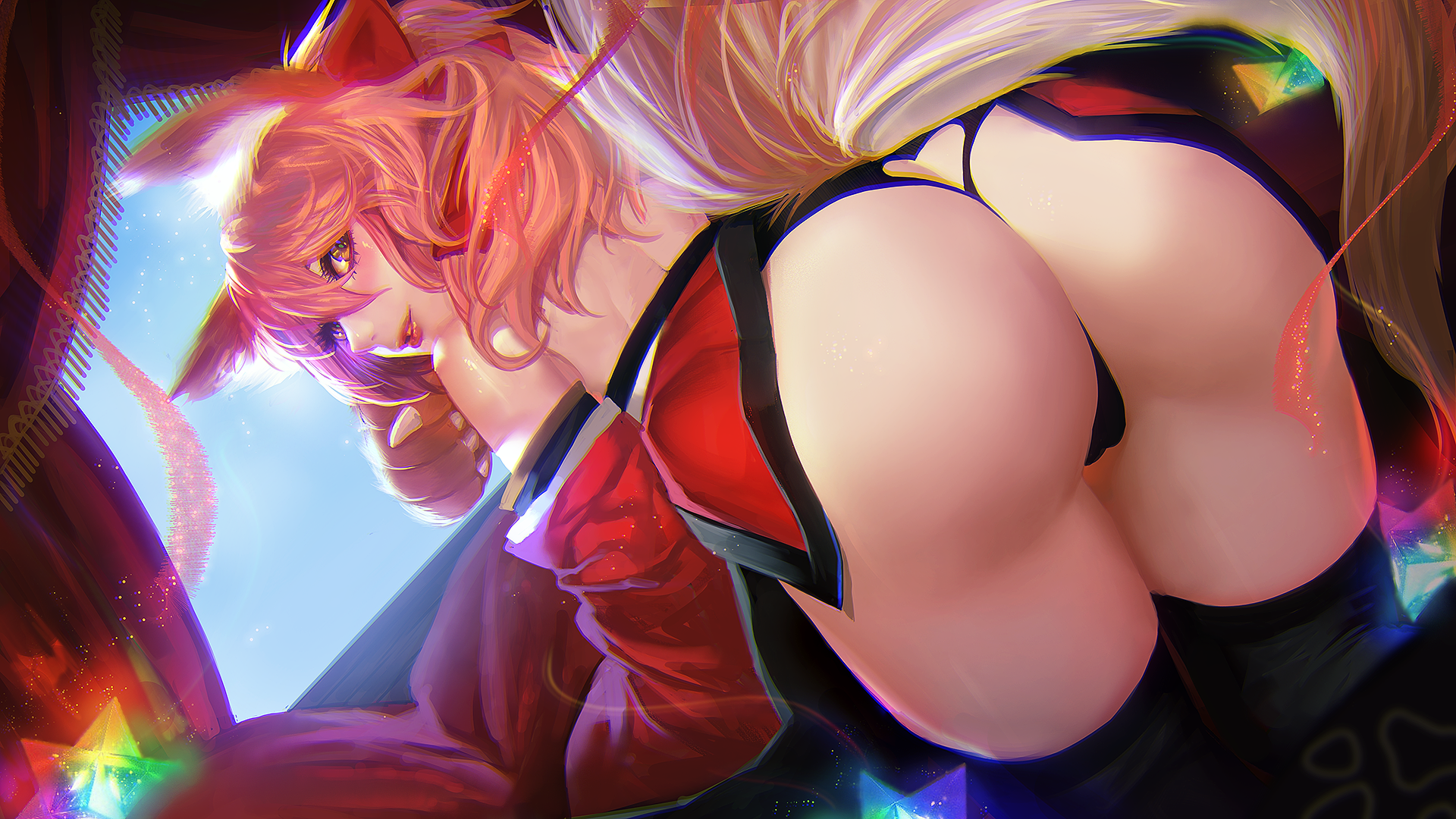 Tamamo And Tamamo Cat Fate And 1 More Drawn By Tianlluo Danbooru