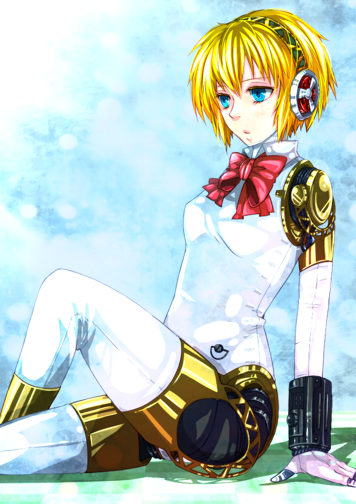 aigis (persona and 1 more) drawn by jida