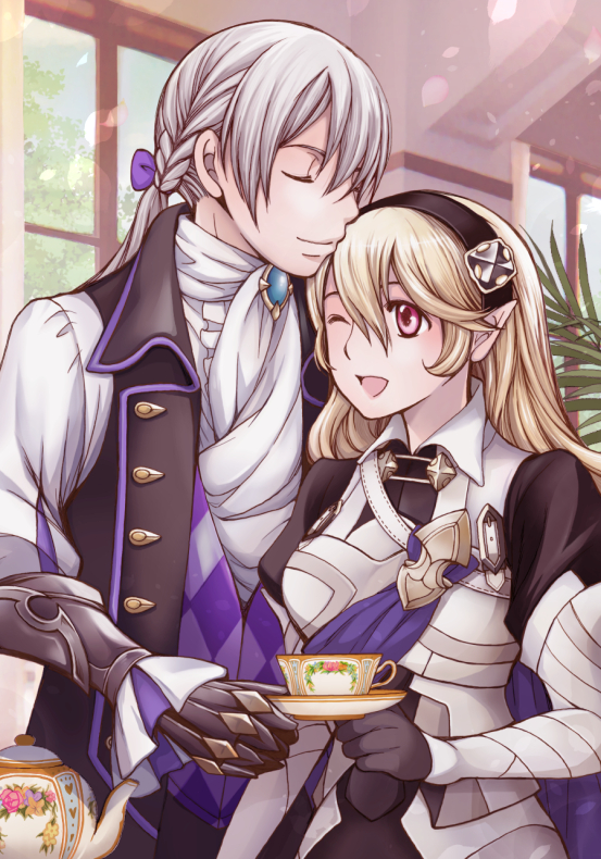 female corrin and jakob (fire emblem and 1 more) drawn by alicest0113