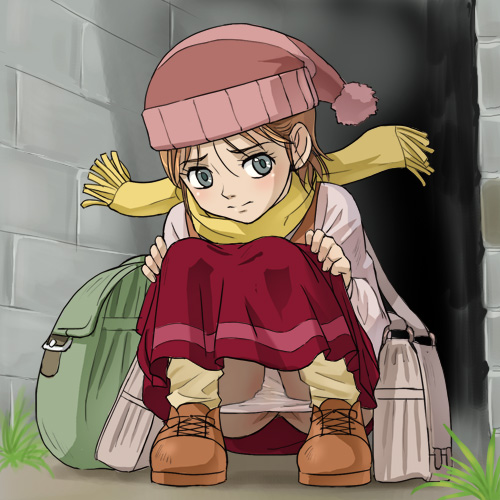 gerda (andersen's fairy tales and 1 more) drawn by haruyama_kazunori