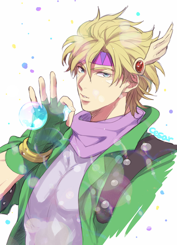 caesar anthonio zeppeli (jojo no kimyou na bouken and 1 more) drawn by rwk