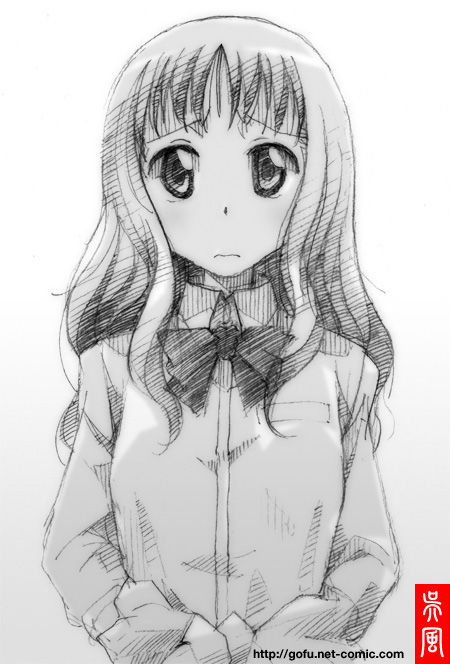 makita hime (sora no manimani) drawn by gofu