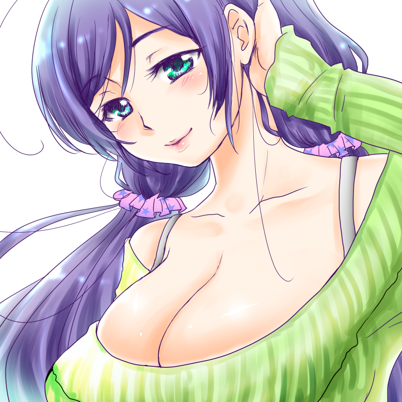 tojo nozomi (love live! and 1 more) drawn by hatomilkyt
