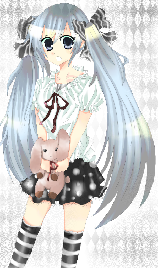 hatsune miku (vocaloid and 1 more) drawn by kotoha
