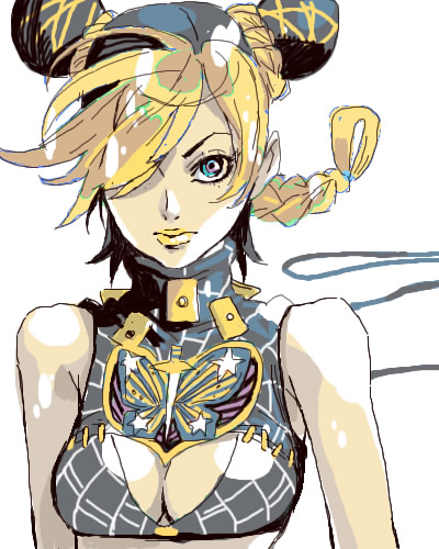 kujo jolyne (jojo no kimyou na bouken and 1 more)