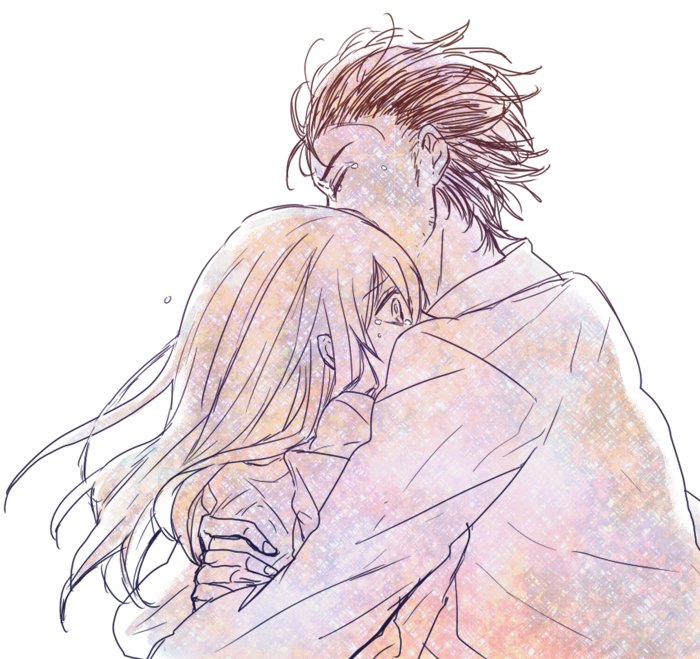 makise kurisu and okabe rintarou (steins;gate) drawn by rko_(reanet)