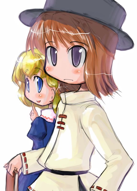 usami renko and maribel hearn (touhou and 1 more) drawn by tao_(kadoya)