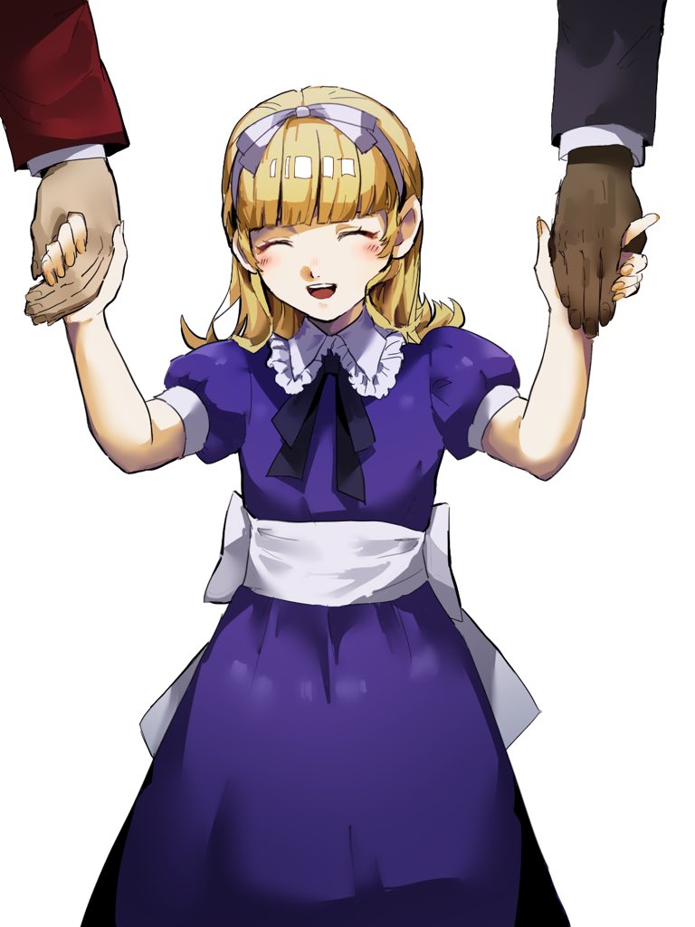 alice, nebiros, and belial (shin megami tensei) drawn by 4me3ba_niku