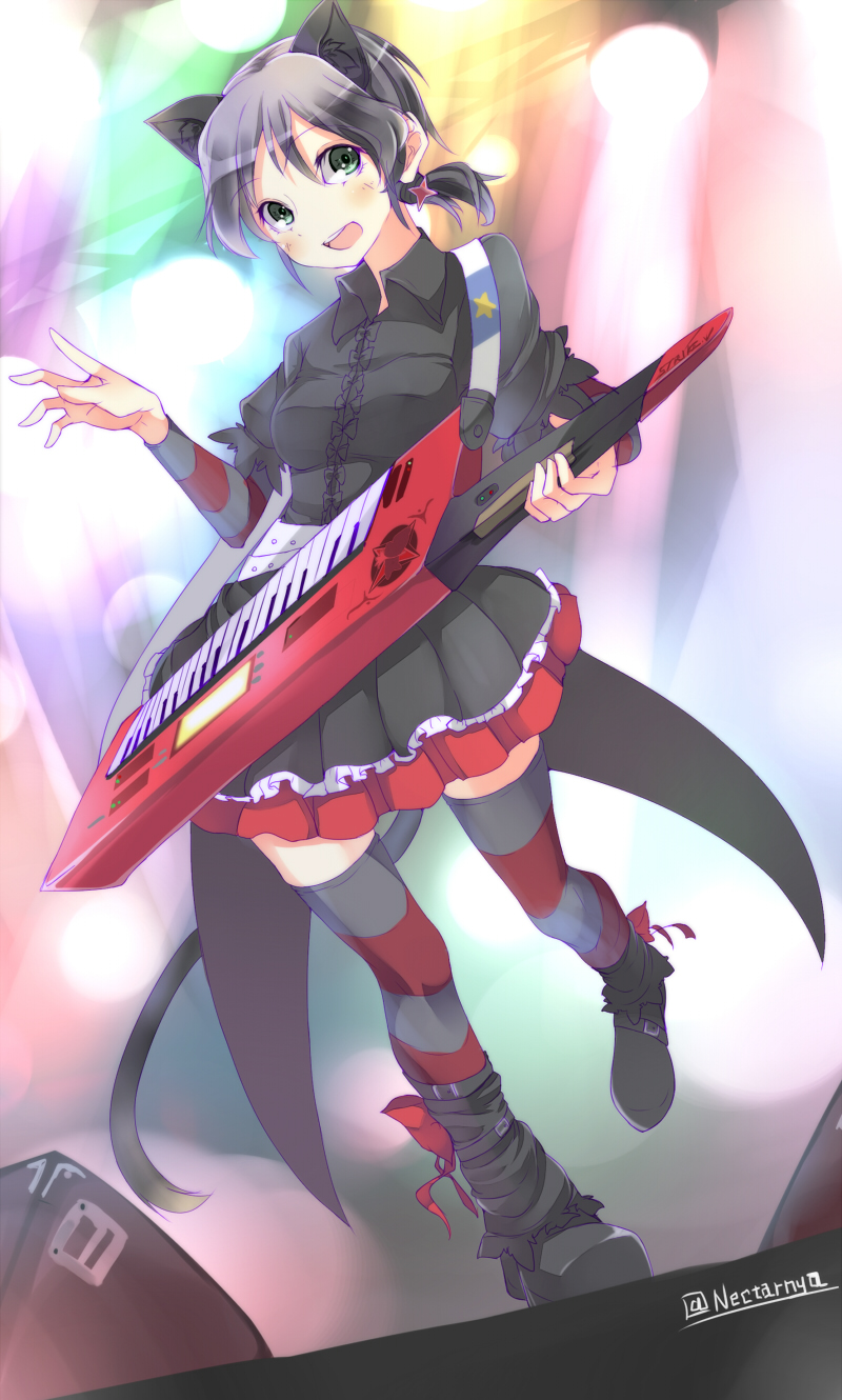 sanya v. litvyak (world witches series and 1 more) drawn by amai_nekuta