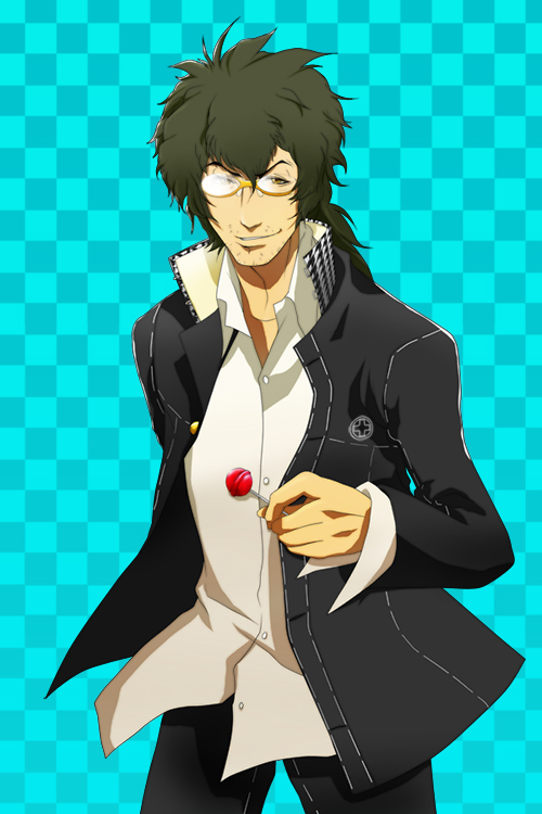 gabriel cunningham (persona and 2 more) drawn by warldou
