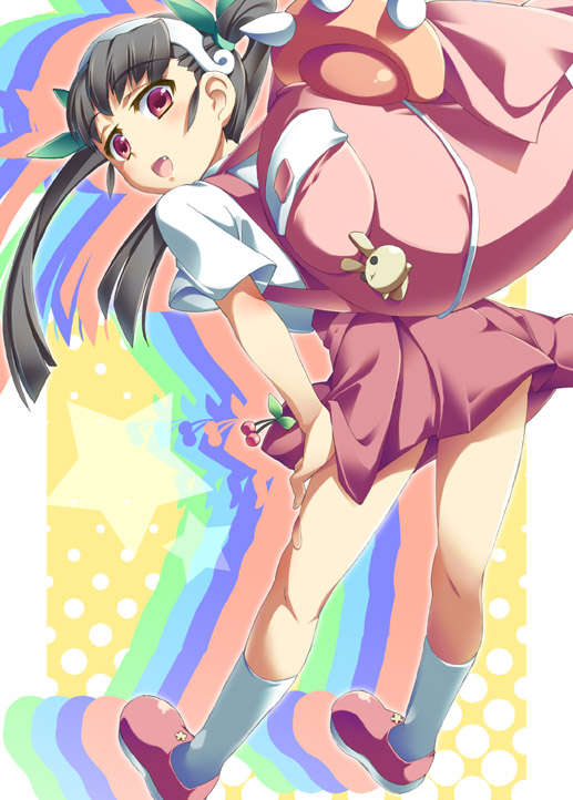 hachikuji mayoi (monogatari and 1 more) drawn by ibuki_mana