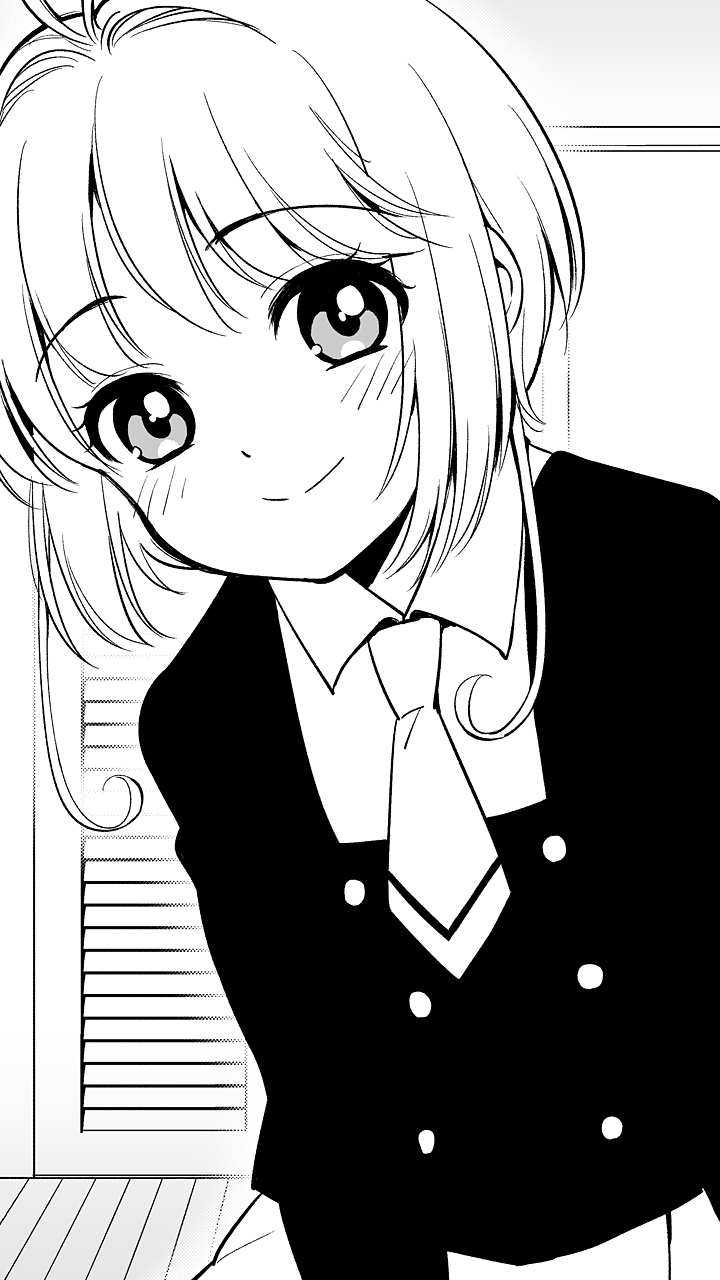kinomoto sakura (cardcaptor sakura and 1 more) drawn by ukokkei