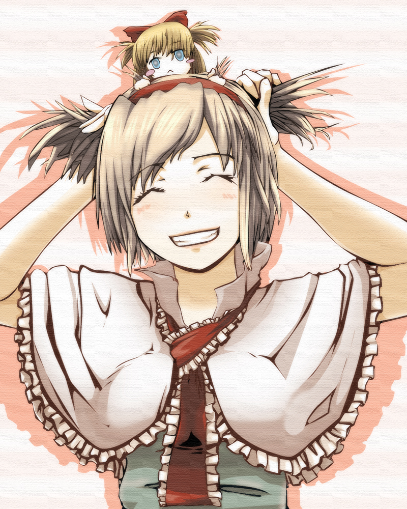 alice margatroid and shanghai doll (touhou) drawn by ikkei_dou