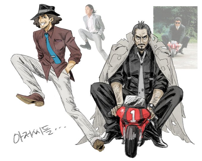 eddie fender and tyrell badd (ace attorney and 2 more) drawn by wktmqtj