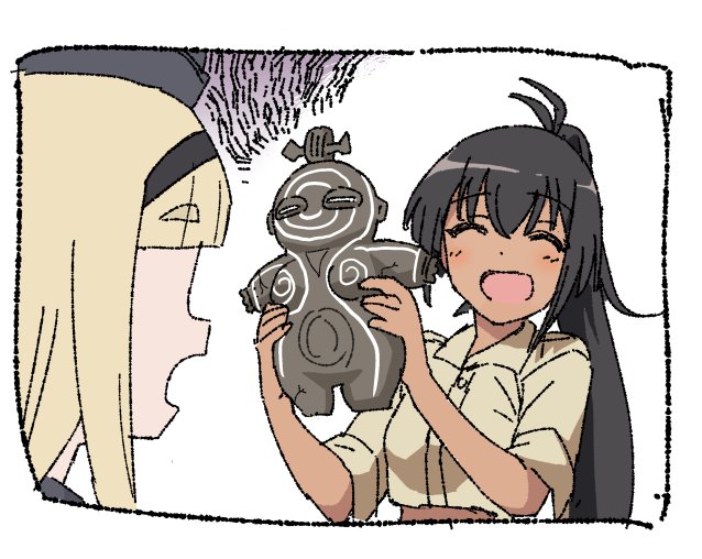 manaia matawhaura hato and maria magdalena dietrich (world witches series and 1 more) drawn by momo_no_suidou-sui