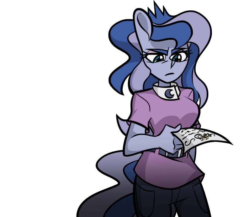 princess luna and vice principal luna (my little pony and 2 more) drawn by hing_joeng_faa_koi_(mlp)