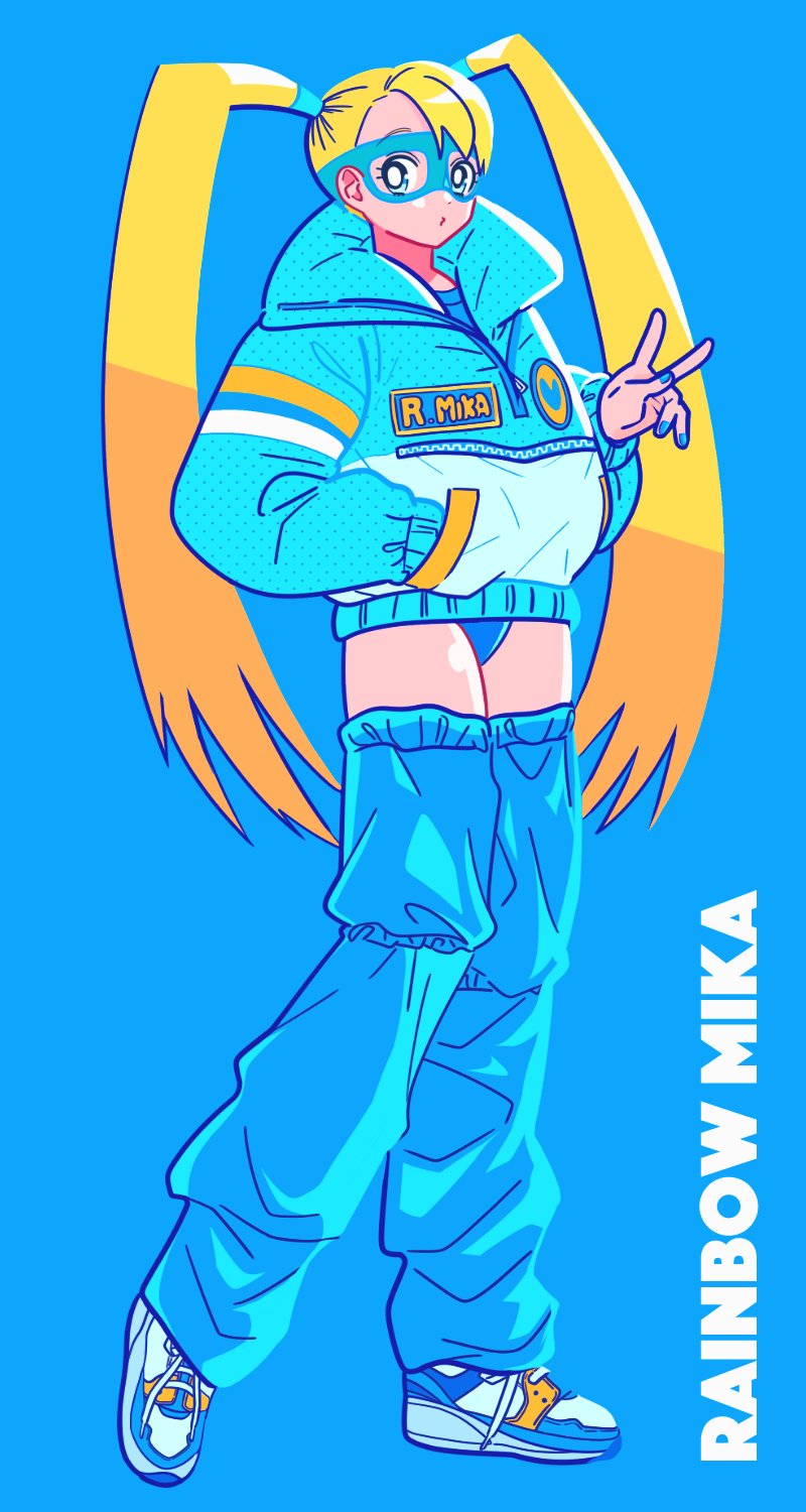 rainbow mika (street fighter and 1 more) drawn by motozaki_mio