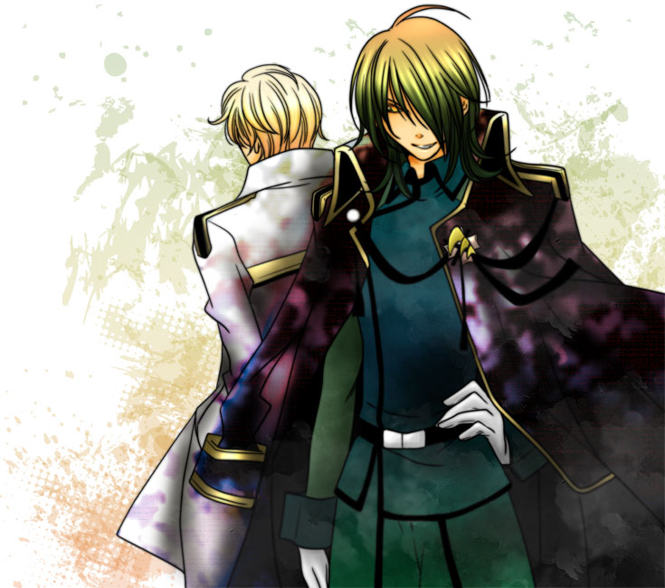 graham aker and hallelujah haptism (gundam and 1 more) drawn by tooko_(voyager)